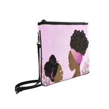 Load image into Gallery viewer, Mommy and Me Fun Pink Slim Clutch Bag
