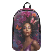 Load image into Gallery viewer, reflections by zana african american backpack symone color me purple backpack symone backpack collection purple backpack symone fashion accessories stylish backpack design symone brand trendy purple bag chic backpack by symone symone accessories fashion-forward backpack symone color me series purple backpack design symone fashion trends symone color me purple collection symone backpack style vibrant purple bag symone fashion statement symone backpack for every occasion
