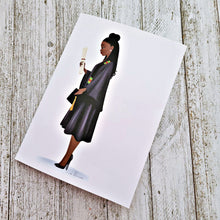 Load image into Gallery viewer, Melanin Magic Graduate Card (RBZ + VASHTI HARRISON)- Full Size with Envelope

