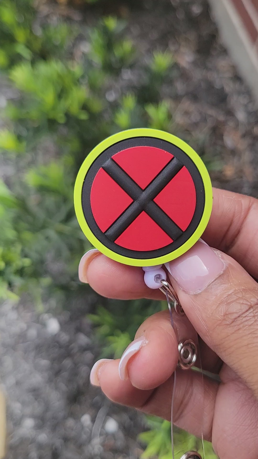 X-Men Medallion Logo Retractable Badge Reel – Reflections By Zana