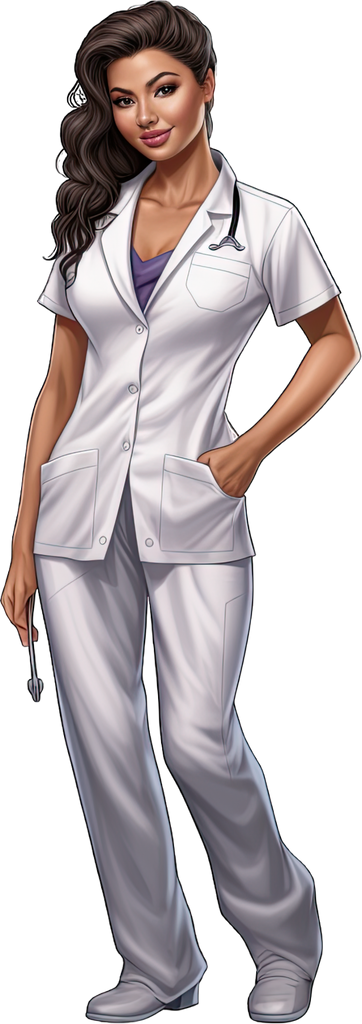 Nurse Badge Reel, Medical Id Holder, Retractable Badge, Peds