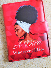 Load image into Gallery viewer, Delta Sigma Theta &quot;A Diva Wherever I Go&quot; Designer Passport
