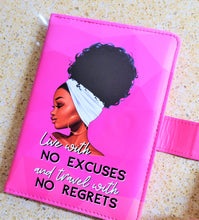 Load image into Gallery viewer, Live With No Excuses RBZ Passport Cover/ Passport Holder
