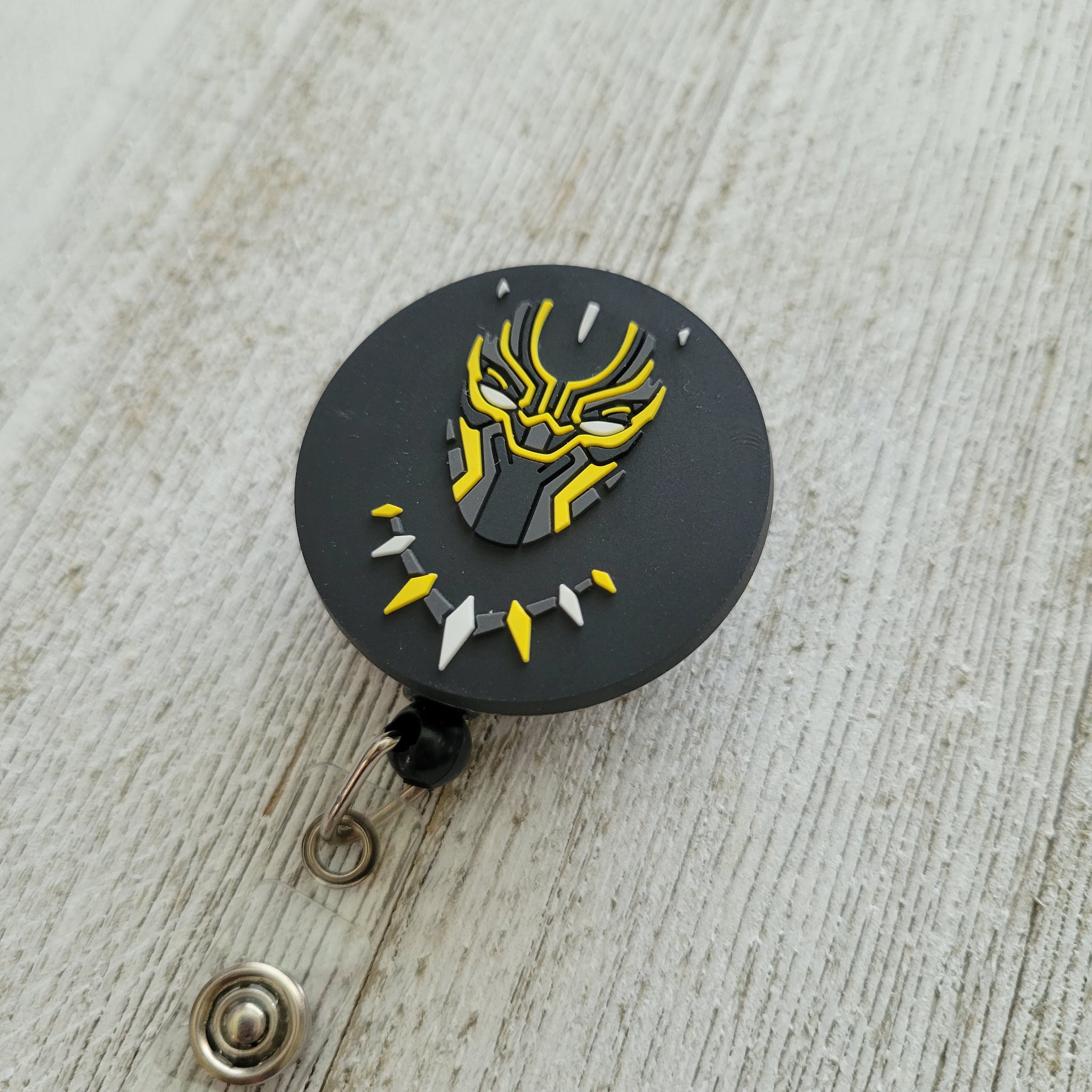 Black Panther/ T'Challa Retractable Badge Reel