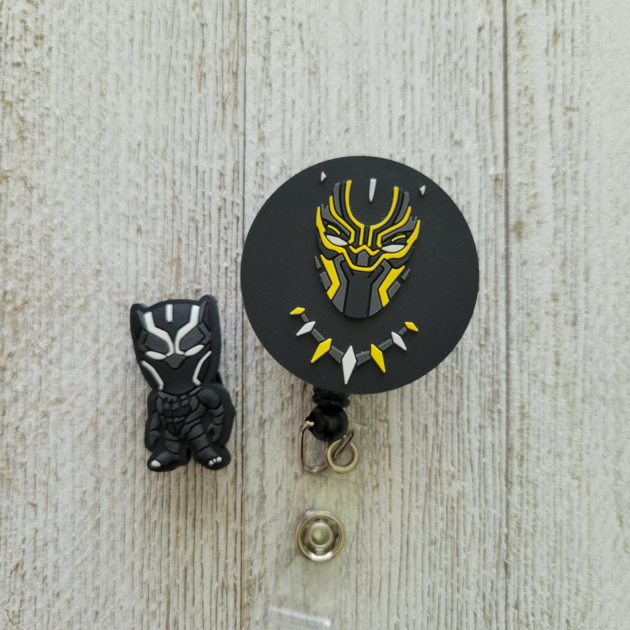 Black Panther/ T'Challa Retractable Badge Reel