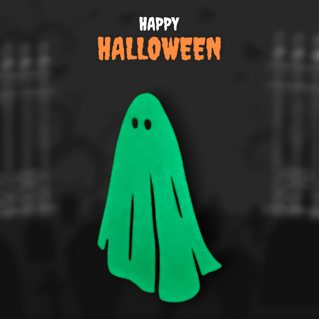 Happy Halloween Ghost Retractable Badge Reel