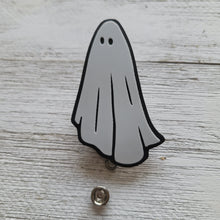 Load image into Gallery viewer, Happy Halloween Ghost Retractable Badge Reel
