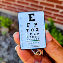Load image into Gallery viewer, Eye Chart Retractable Badge Reels
