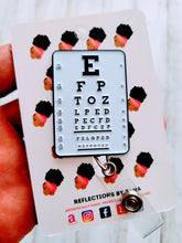 Load image into Gallery viewer, Eye Chart Retractable Badge Reels
