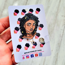 Load image into Gallery viewer, Loc&#39;d Goddess Retractable ID Badge Reel
