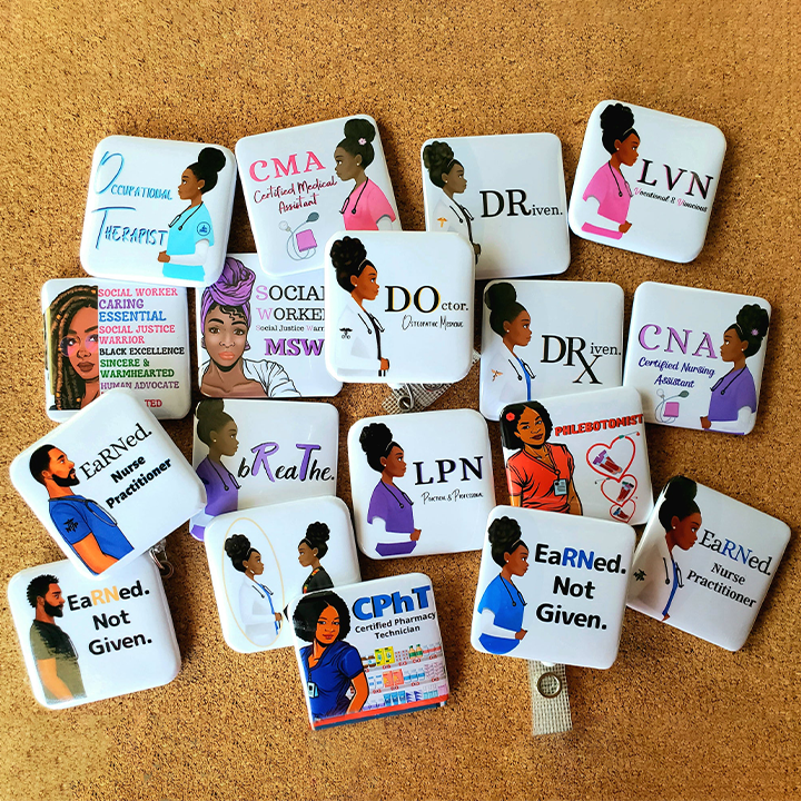 Done for You - WE Create (2) Retractable Badge Reel ID Holders For You!