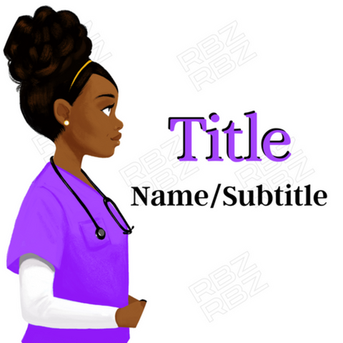 Women in Medicine/Healthcare - Create your Own Retractable ID Badge