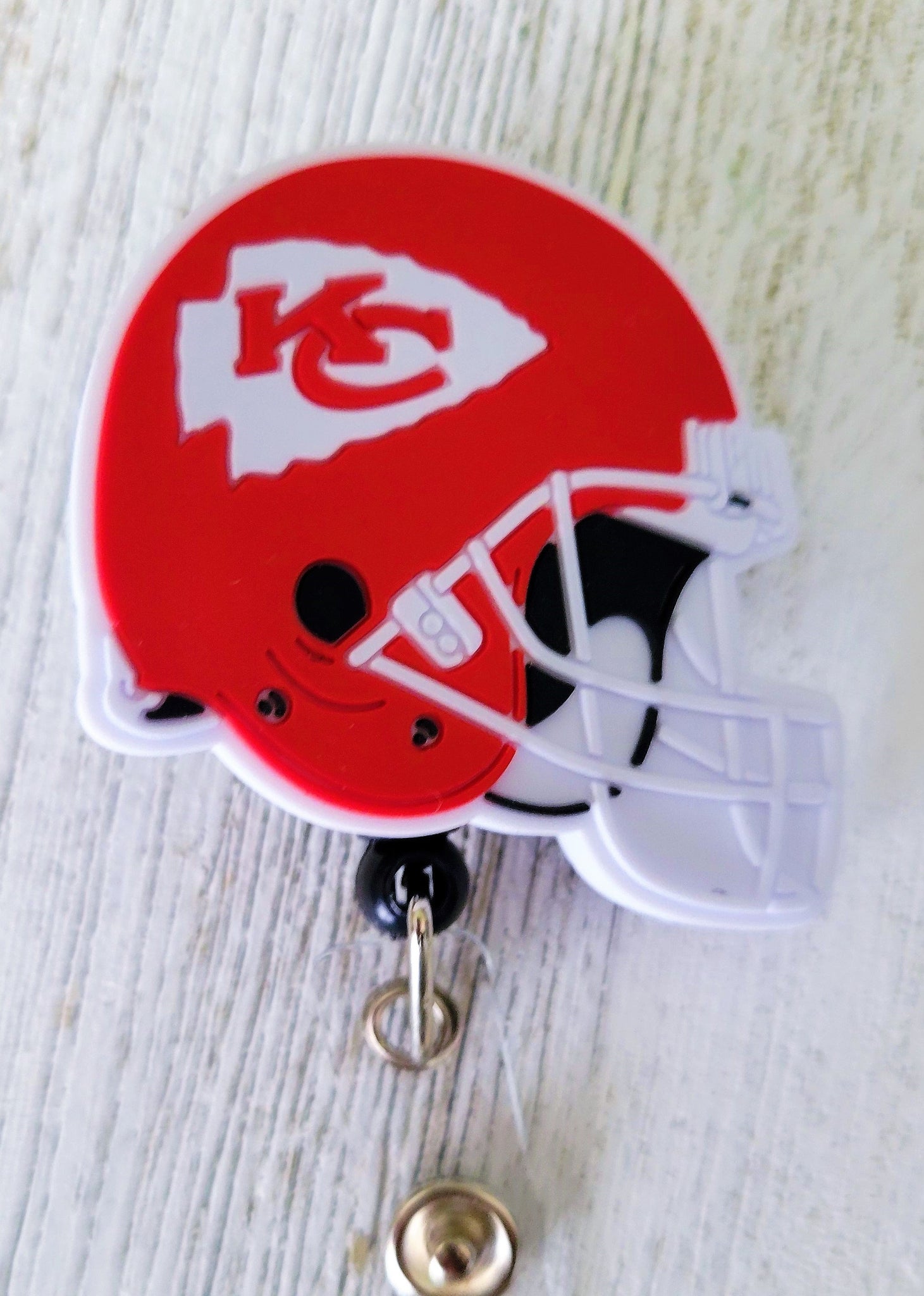 Kansas City Chiefs Helmet Badge Reel Slide Reel