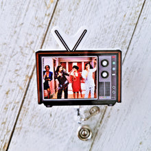 Load image into Gallery viewer, reflections by zana african american badge retractable id badge holder living single TV show acrylic ID badge reel acrylic pin living single fan gear TV show-themed badge holder acrylic badge reel or pin living single nostalgia unique badge reel design living single TV show merchandise acrylic pin or badge reel living single pride TV show-inspired badge accessory acrylic badge holder for fans living single fan pin nostalgic TV show accessory
