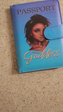 Load and play video in Gallery viewer, Loc&#39;d Goddess Ocean Blue Passport Cover
