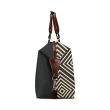 Load image into Gallery viewer, Black Sleek Weekender Luxe Weekender Travel Bag
