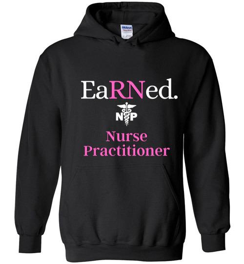 Pink EaRNed Nurse Practitioner Heavy Blend Hoodie