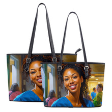 Load image into Gallery viewer, &#39;Caring in Motion&#39; Personalize your Nursing Deluxe Work Tote, 2 Sizes
