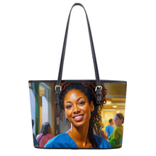 Load image into Gallery viewer, &#39;Caring in Motion&#39; Personalize your Nursing Deluxe Work Tote, 2 Sizes
