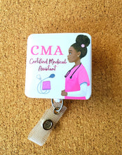 Load image into Gallery viewer, Certified Medical Assistant Badge Reel
