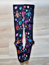 Load image into Gallery viewer, Black Cute Compression Stockings For Nurses
