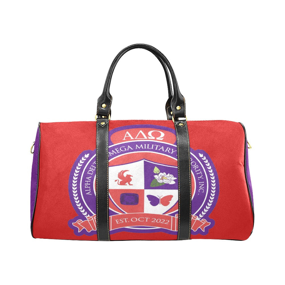 ADO Red/Purple Mixed Large Travel Bag