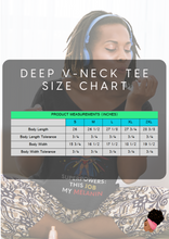 Load image into Gallery viewer, Power Fist Deep V-Neck Tee

