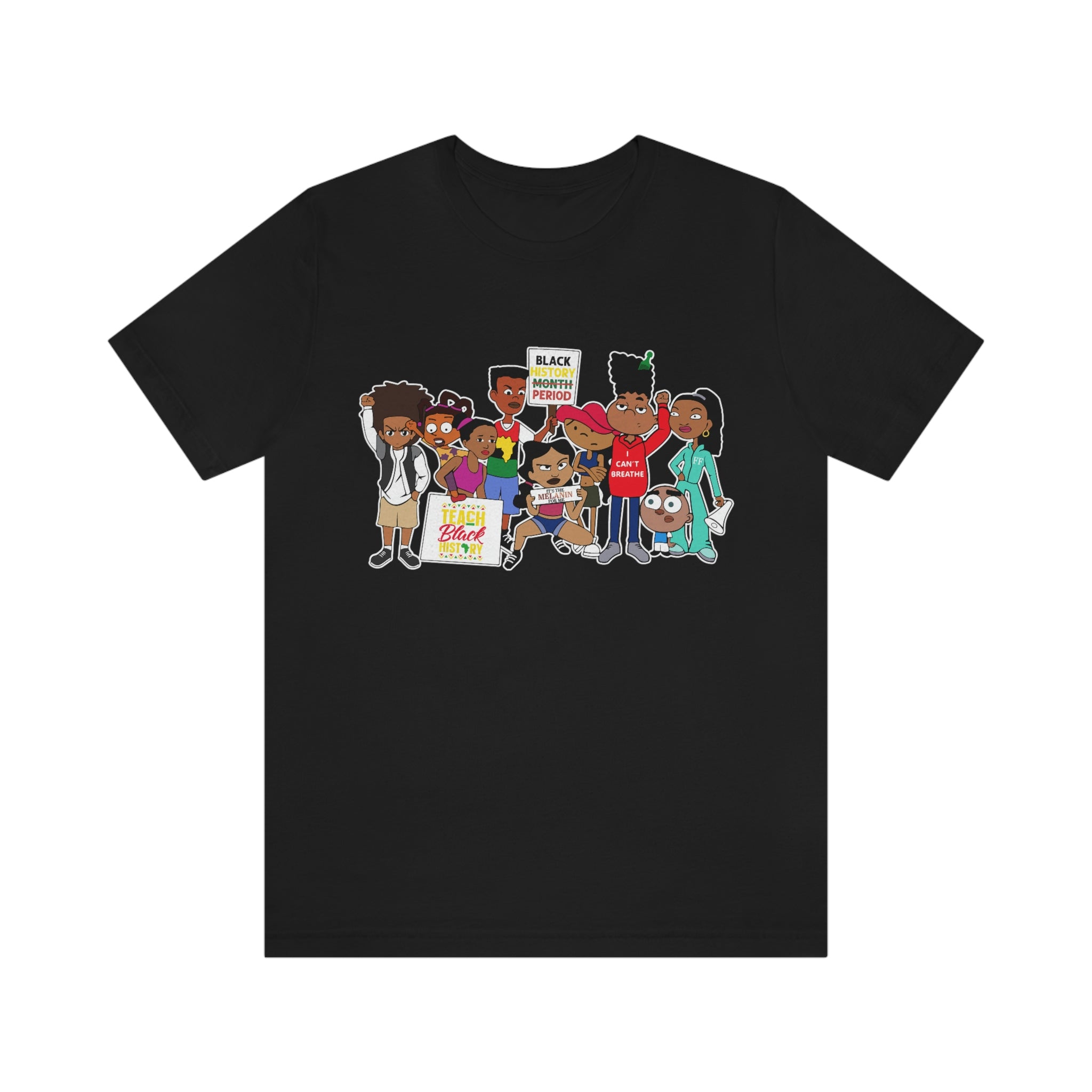 90s Cartoon Favorites Black History Unisex Short Sleeve Tee