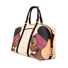 Load image into Gallery viewer, Gold Zana Weekend Luxe Travel Bag - Reflections By Zana
