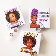 Load image into Gallery viewer, MSW LMSW LCSM Badge Reel Bundle
