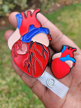 Load image into Gallery viewer, Anatomical Heart Badge Reel
